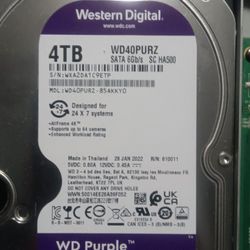 Western Digital Hard Drives ( 4 TB HDD & 1 TB HDD )