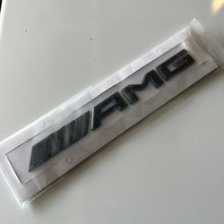 Glossy Black AMG Emblem