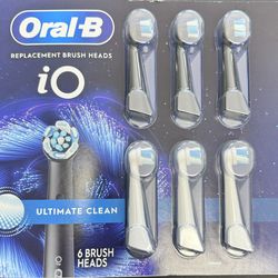 ORAL -B IO 6 Replacement Brush Heads New