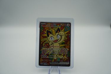 Meowth ex Pokémon Card 121/088 Secret Rare