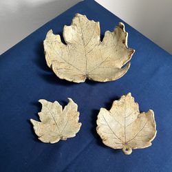 Ceramic Maple Leaves Set