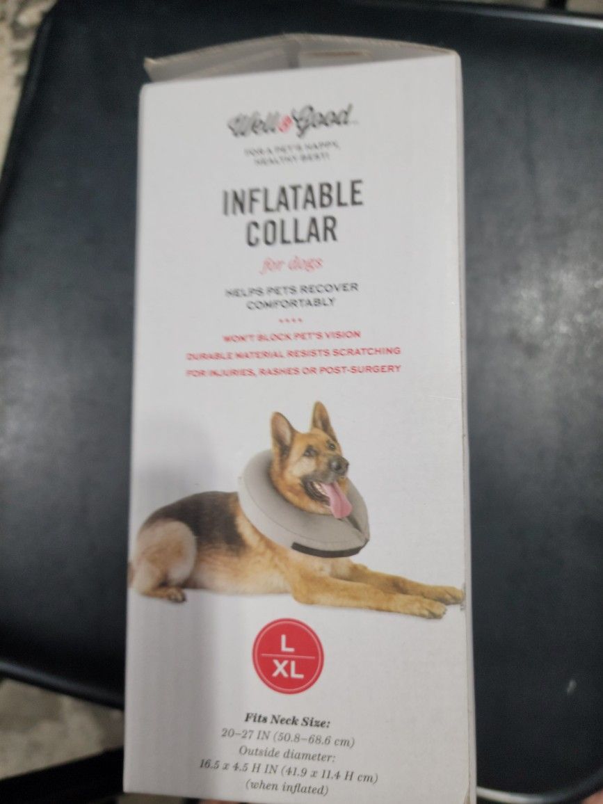 L/XL Inflatable Dog Collar