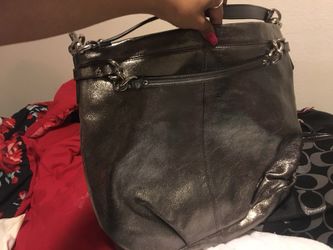 Coach Purse Metallic