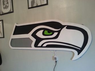 Custom Seahawks sign