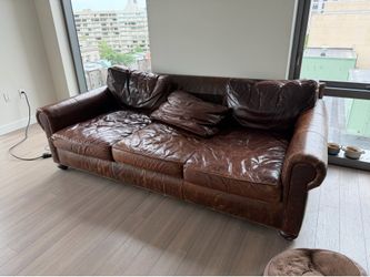 Leather couch Free
