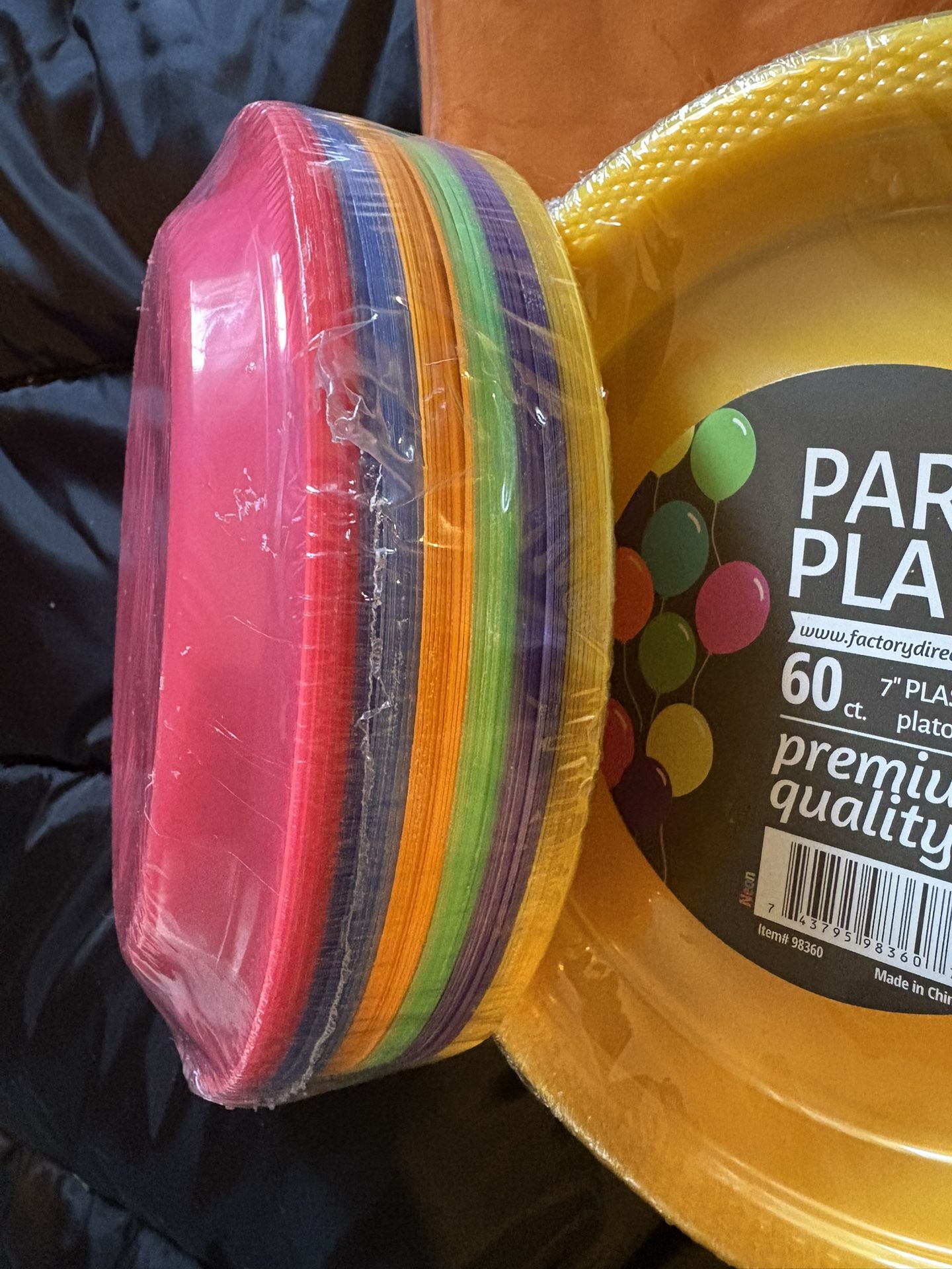 Party Events Plastic Plates 
