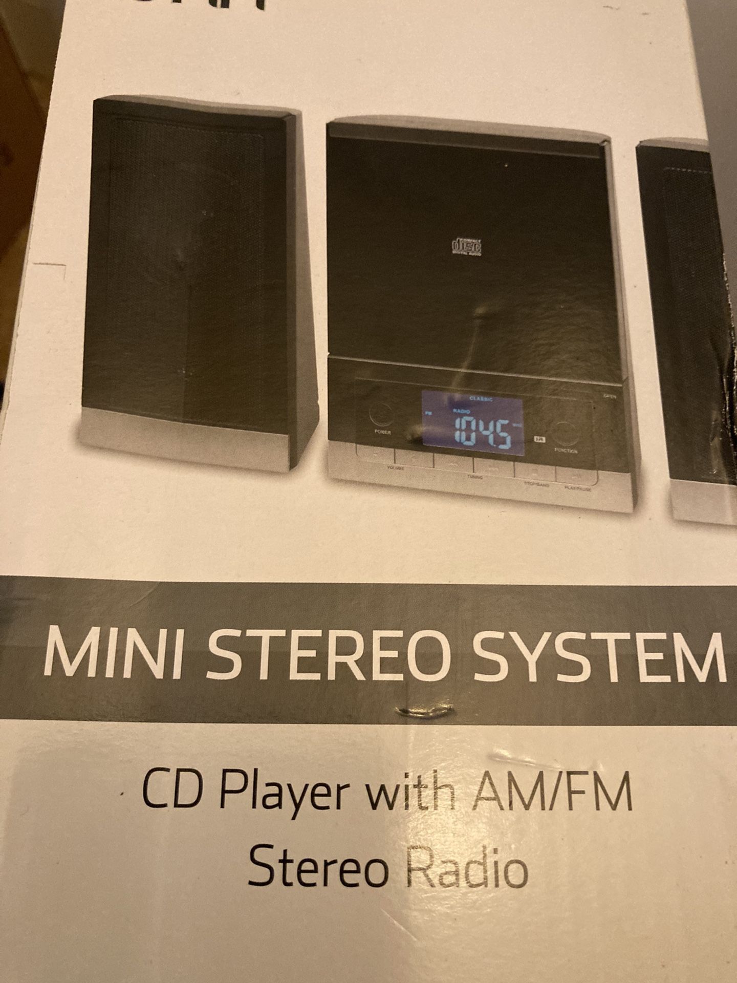 Mini Stereo System Radio CD MP3