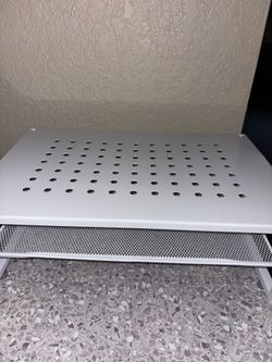 2 - tier metal monitor stand