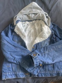 Hooded Jean Jacket