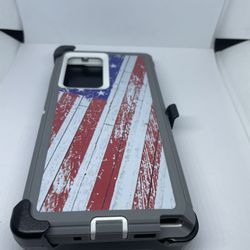 For Samsung Galaxy Note 20 USA Camouflage Belt Clíp Case 