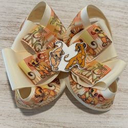 5” Lion King Double Layered Hair Bow 