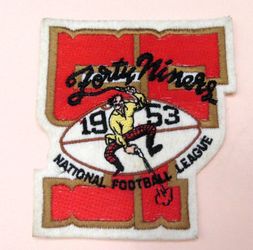 1953 San Francisco 49ers NFL Patch
