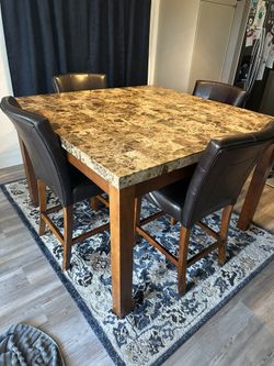 Marble Top Kitchen Table