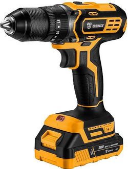 Deko Cordless Drill with bits barely used