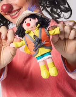 The Big Comfy Couch Molly Fisherman Bag Charm 6” Molly Dolly Plush Charm