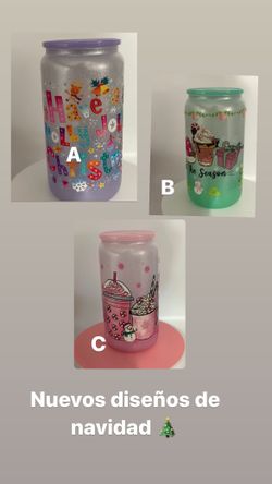 Vasos De Navidad De 16 Onzas