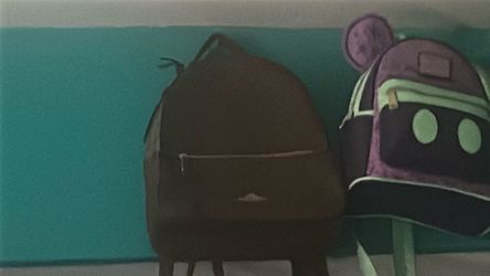Coach brown mini backpack