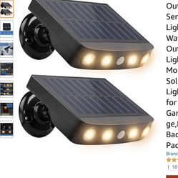 Solar Lights Outdoor Motion Sensor Outdoor Light IP65 Waterproof Outdoor Solar Lights with 3 Modes 500LM Solar Motion Lights Outdoor for Garden,Yard,G