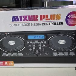 DJ / Karaoke Sound Board Media Controller w/ Bluetooth  (NEW)