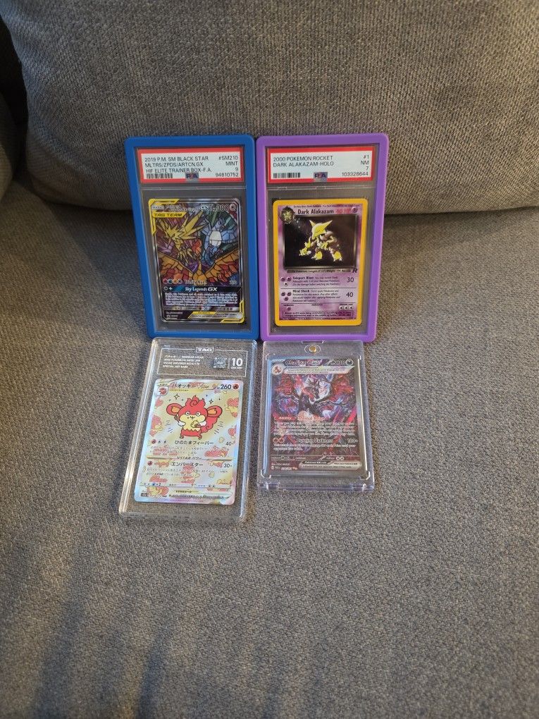 Charizard,alakazam, Glass Birds,Simisear 