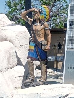 Chief statue