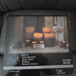 Candles 8 LED set with remote