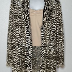 SAM Vintage Jacket Blazer Gold-Black Size 3XL