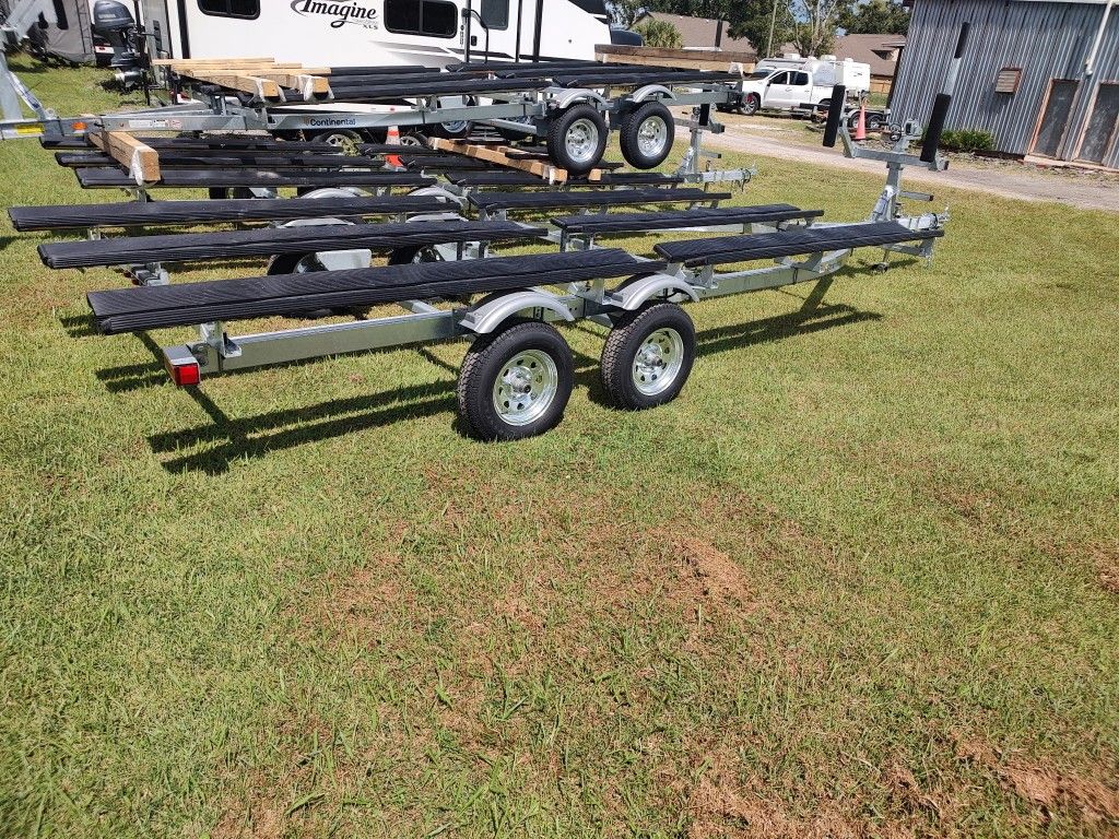 2025 (NEW) Pontoon Tritoon galvanized Trailer (for boats 19-22 ft)