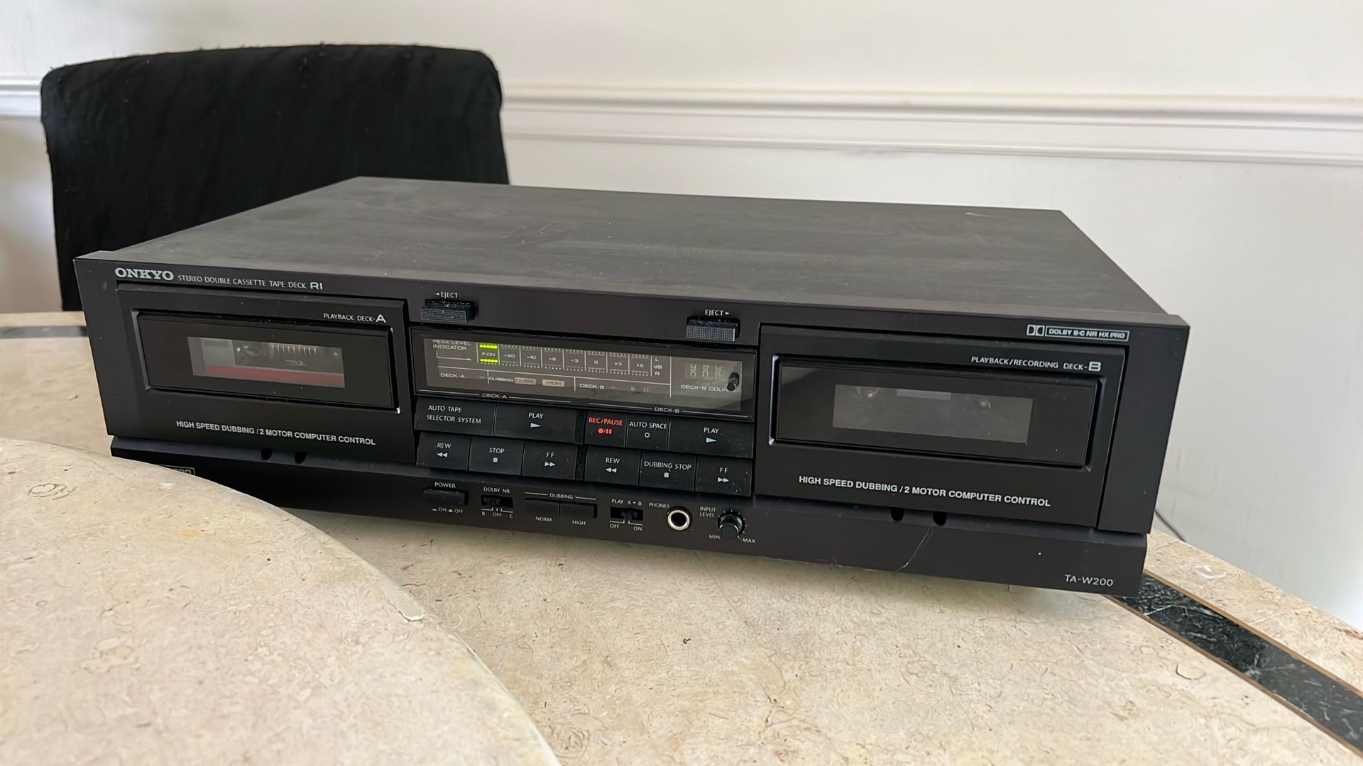 Onkyo Stereo Double Cassette Tape Deck