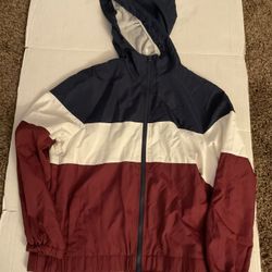  Ambience Outwear Rain Jacket w/ Hood Size M Red DRYVENT Classic!