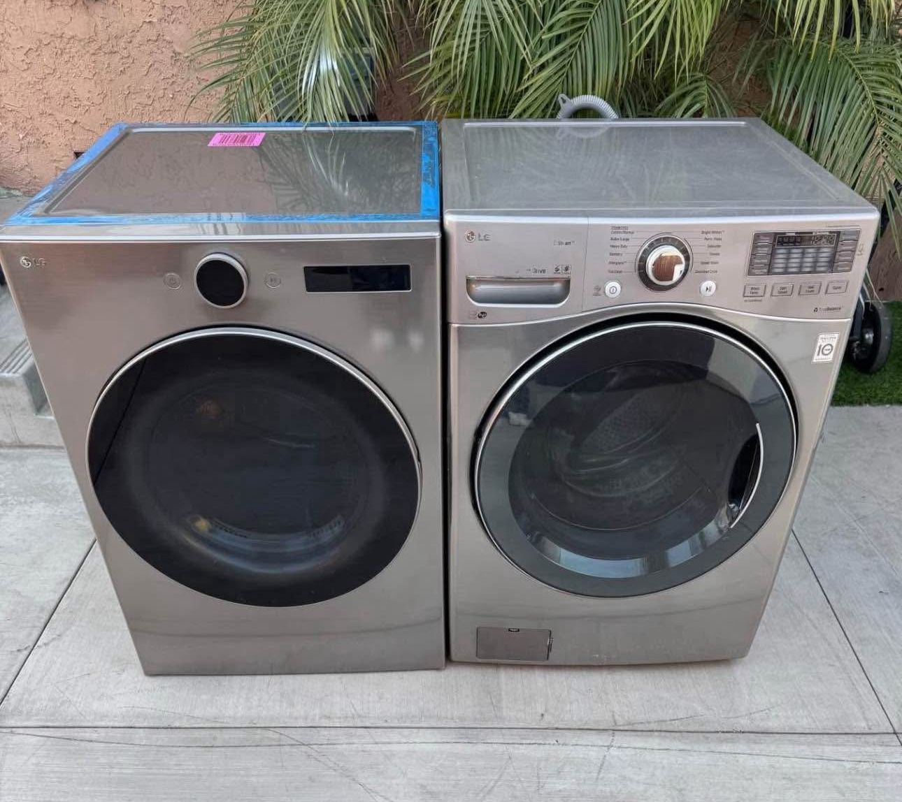 LG Front Load Washer And Electric Dryer