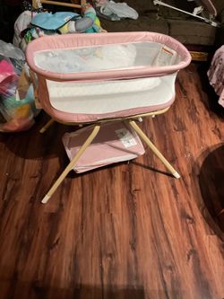 Angelbuds Baby Bassinet Pink