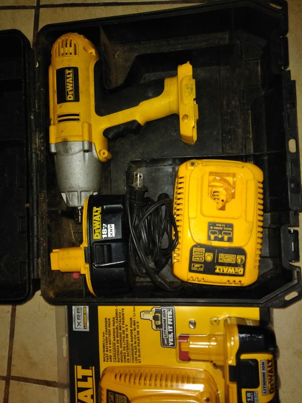 Dewalt Heavy Duty 1 5 Cordless Impact Wrench Gently Used With New Dewalt Heavy Duty 1 5 Cordless Impact Wrench Gently Used With New Battary And Charger Gentle Case