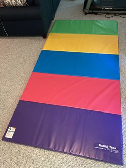 Portable, Foldable, Thick 5-piece Gymnastic Mat