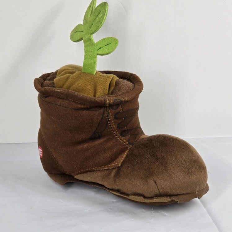 HTF Disney Store Wall-E Plant In Boot Plush 6" Stuffed Animal Shoe