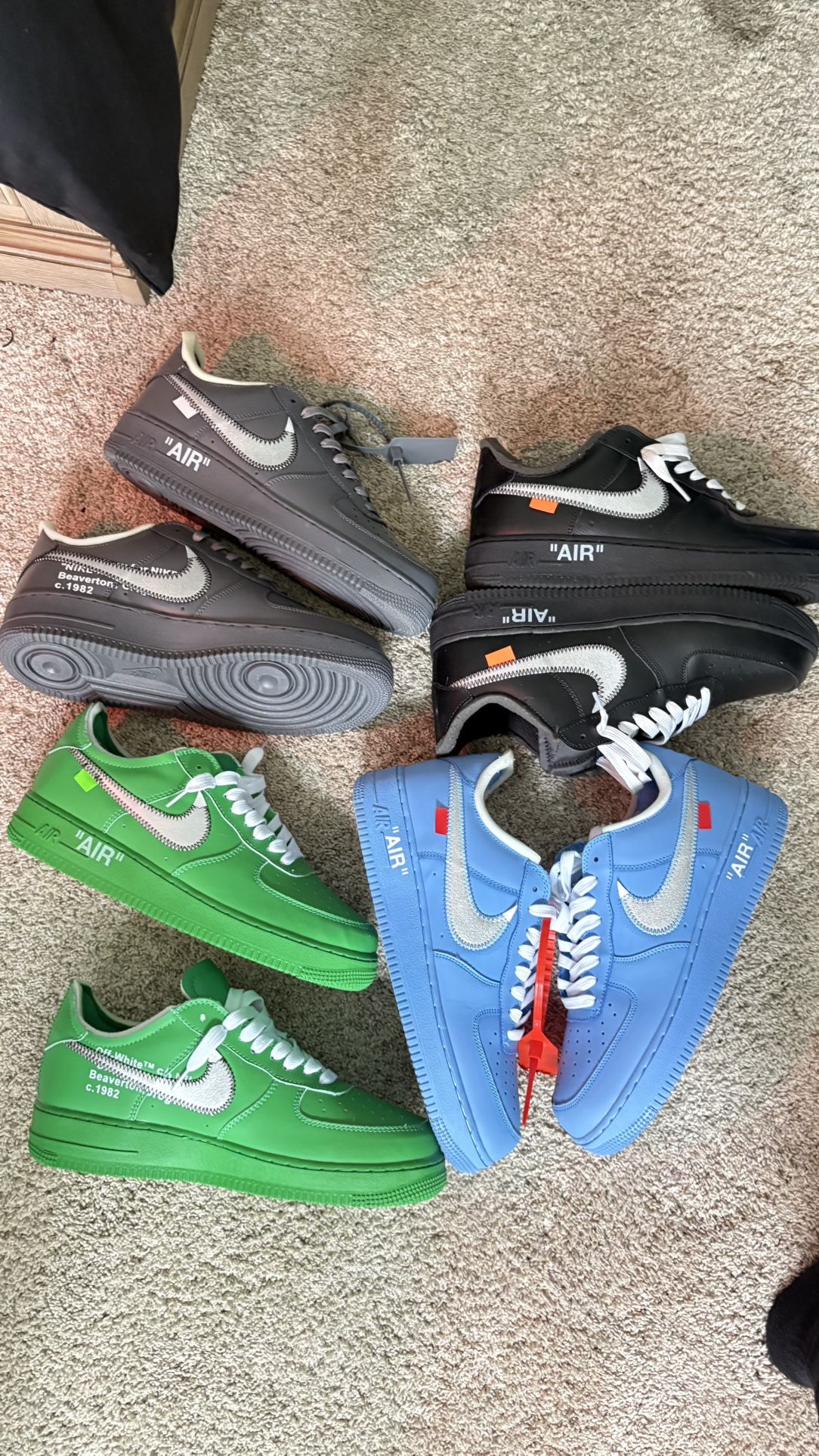 Off white Air force 1s