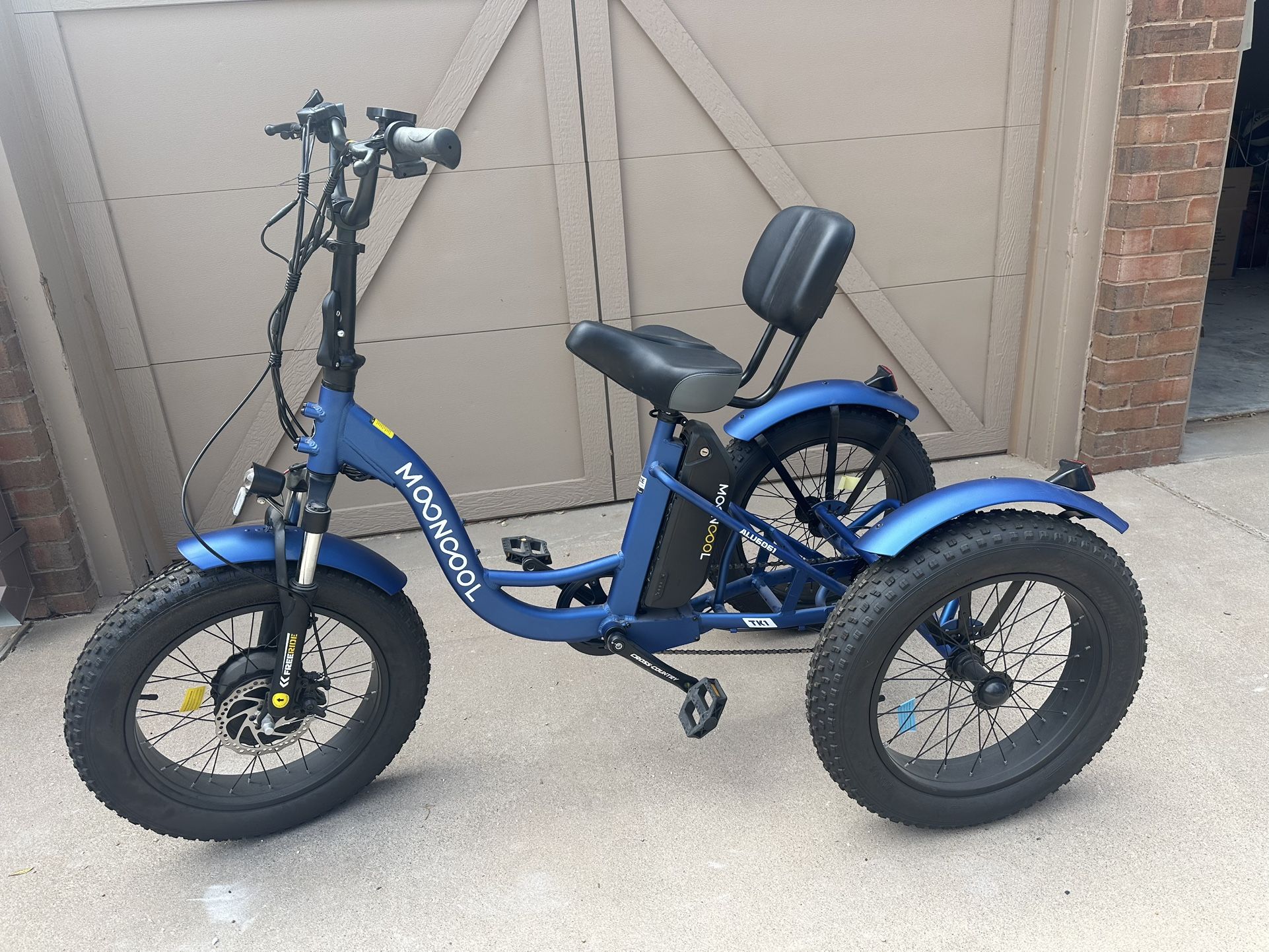 Mooncool TK1 Fat Tire Electric Trike