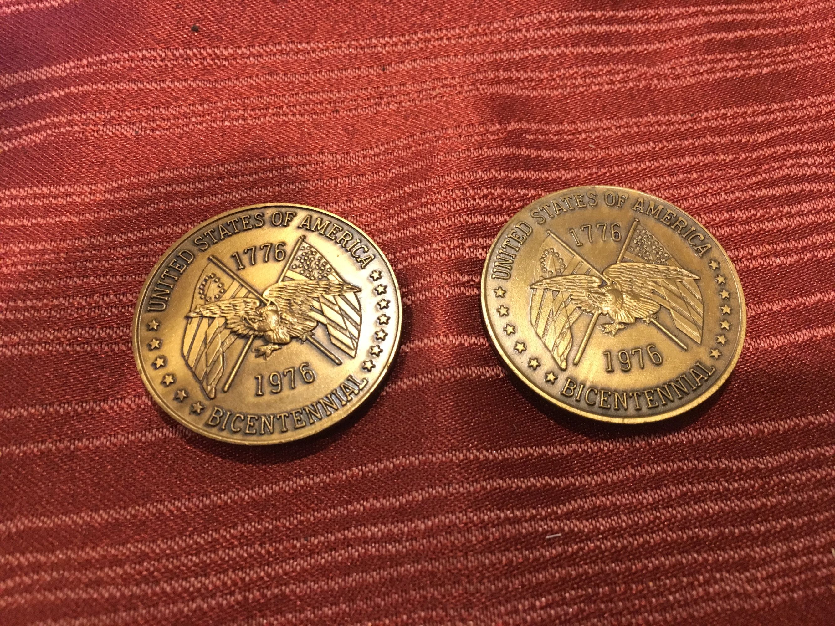 Bicentennial Medallion Coins 