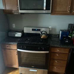 Microwave and Stove