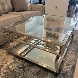 Chrome Coffee Table 