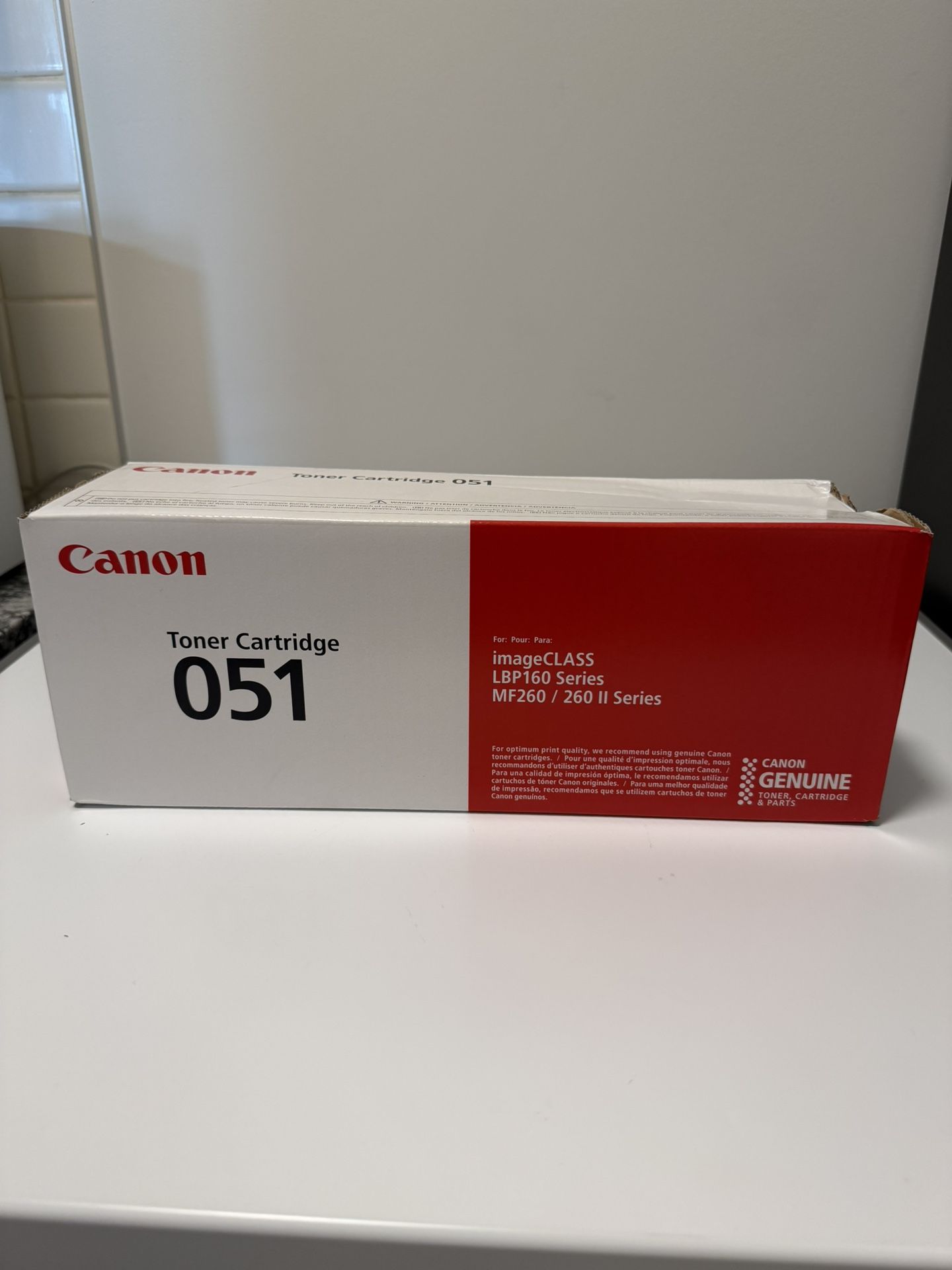 Canon Genuine 051 Black Toner Cartridge Compatible with LBP162dw, MF264dw, MF267dw, MF269dw, MF269dw VP