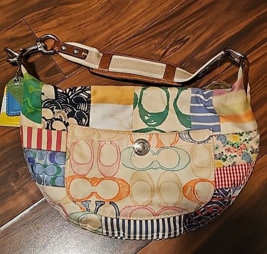 Multicolor Coach Purse