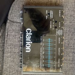 Clarion Equalizer