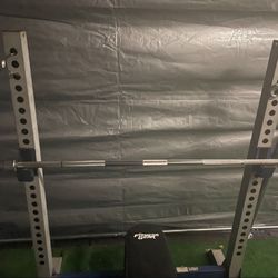 Bench Press And Bar 
