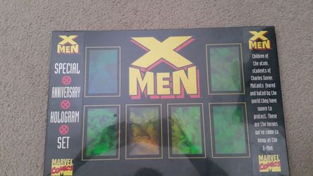 X-men hologram cards