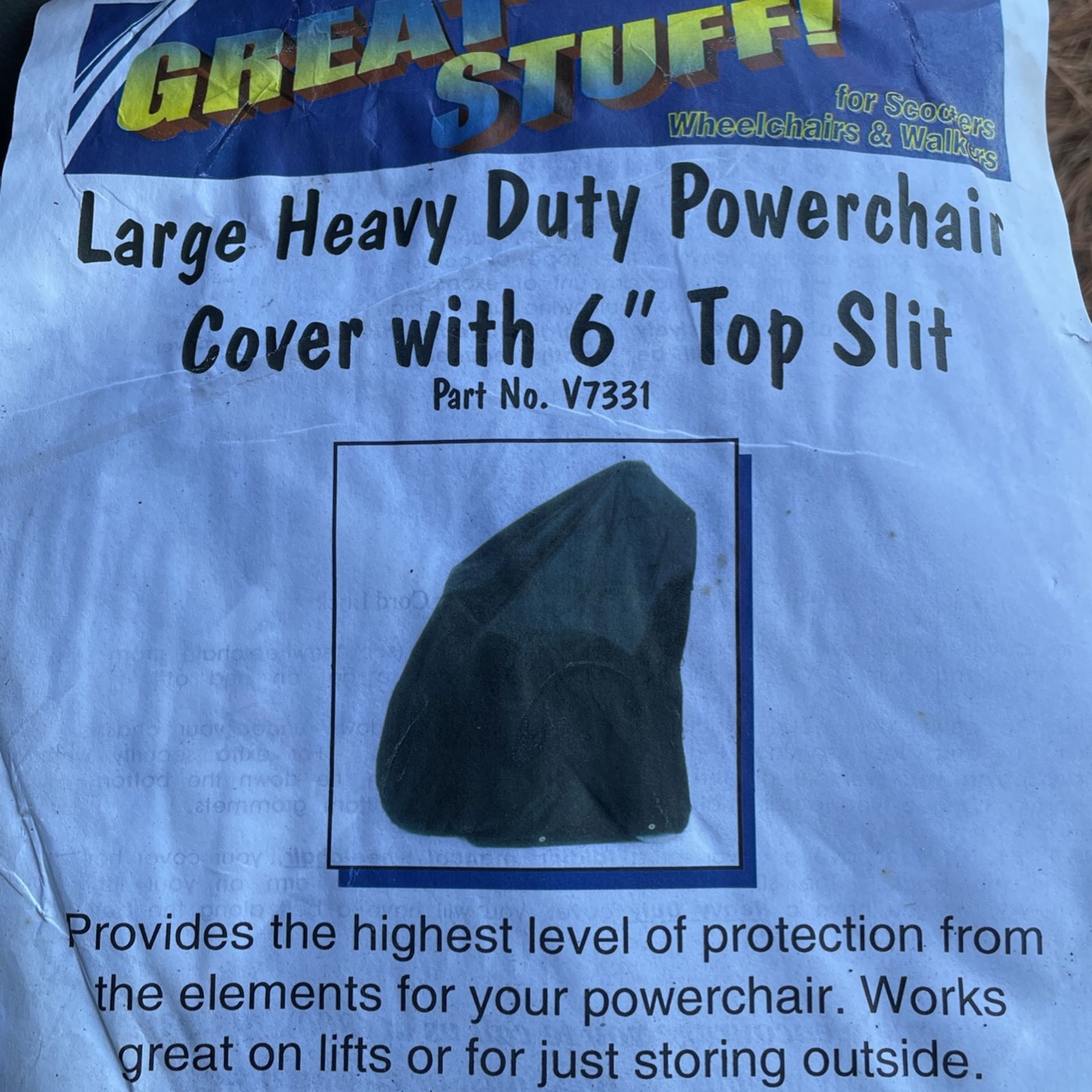 Large Heavy Duty Powerchair Cover