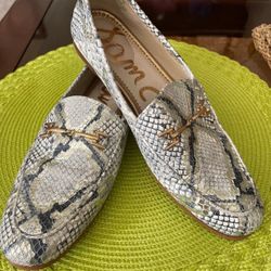 Sam Edelman Loraine Pattern Texture Loafers Flats Shoes Womens Size 7 1/2