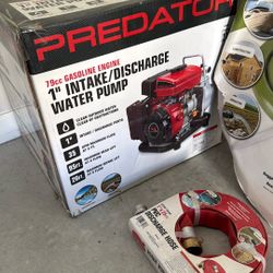 Predator 1” Intake/ Discharge Water Pump Hoses Included 