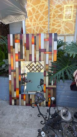 Beautiful metal mirror