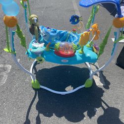 Disney Baby Finding Nemo Sea of Activities Jumper: Plays Music, Freestanding, Maximum 25 Lbs Capacity